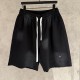 [홍콩명품.Chrome Hearts] 크롬하츠 25SS 로고 워싱 쇼츠 반바지 (블랙), BM21482, JU, 명품레플리카,미러급,온라인쇼핑몰사이트