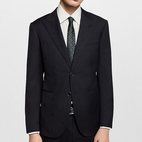 [홍콩명품.LOUIS VUITTON] 루이비통 25SS 로고 울 정장 수트 자켓 (블랙), BM21548, JL, 명품레플리카,미러급,온라인쇼핑몰사이트