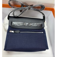 [홍콩명품.Hermes] 에르메스 25SS 로고 캔버스 미니백 크로스백 (네이비), BGM4892, H3, 홍콩명품가방,명품쇼핑몰,크로스백,핸드백,구매대행