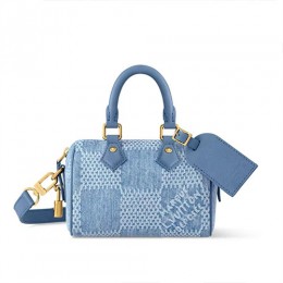 [홍콩명품.LOUIS VUITTON] 루이비통 25SS 로고 다미에 데님 핸드백 M00208, BGM4933, BDA, 홍콩명품가방,명품쇼핑몰,크로스백,핸드백,구매대행