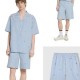 [홍콩명품.Gucci] 구찌 25SS 로고 GG수프림 반팔 남방 셔츠 + 쇼츠 반바지 상하의 세트 (스카이블루), BM21649, KK, 홍콩명품가방,명품쇼핑몰,크로스백,핸드백,구매대행