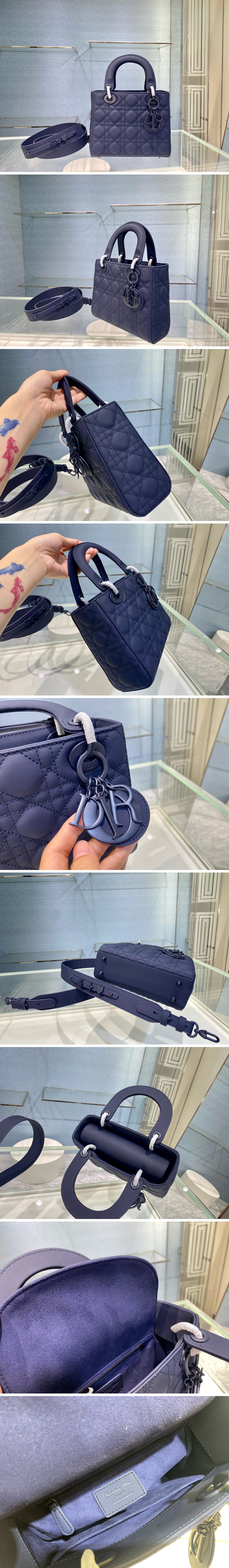 [홍콩명품,Christian Dior] 디올 25SS 로고 LADY 레더 가죽 토트백 핸드백 (블루), BGM4982, 홍콩명품가방,명품쇼핑몰,크로스백,핸드백,구매대행