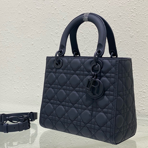 [홍콩명품,Christian Dior] 디올 25SS 로고 LADY 레더 가죽 토트백 핸드백 (네이비-24cm), BGM4986, 홍콩명품가방,명품쇼핑몰,크로스백,핸드백,구매대행