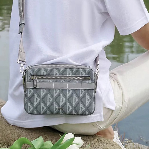 [홍콩명품,Christian Dior] 디올 25SS 로고 CD DIAMOND SAFARI 크로스백 (그레이), BGM5023, 홍콩명품가방,명품쇼핑몰,크로스백,핸드백,구매대행