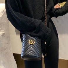 [홍콩명품.Gucci] 구찌 25SS 로고 GG 마몽 레더 가죽 크로스백 515763 (블랙), BGM5033, GU2, 홍콩명품가방,명품쇼핑몰,크로스백,핸드백,구매대행