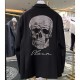 [홍콩명품.PHILIPP PLEIN] 필립플레인 25SS 로고 스컬 정장 수트 자켓 (블랙), BM21748, SAM, 레플리카의류,미러급사이트