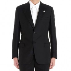 [가격문의][홍콩명품,Christian Dior] 디올 25SS 로고 브로치 정장 수트 상하의 세트 (블랙), BM21751, SAM, 레플리카의류,미러급사이트