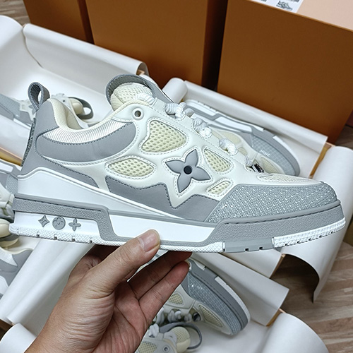 [홍콩명품.LOUIS VUITTON] 루이비통 25SS 로고 SKATE 스니커즈 운동화 (그레이), SE5362, ALW, 명품스니커즈,운동화,구두,로퍼,하이탑,신발