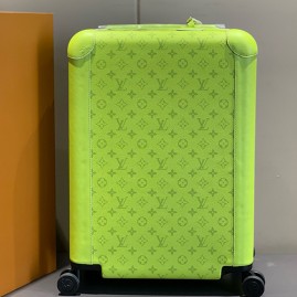 [홍콩명품.LOUIS VUITTON] 루이비통 25SS 로고 모노그램 레더 호라이즌55 캐리어 (그린), CR144, B4, 명품레플리카, 캐리어, 여행가방 투어