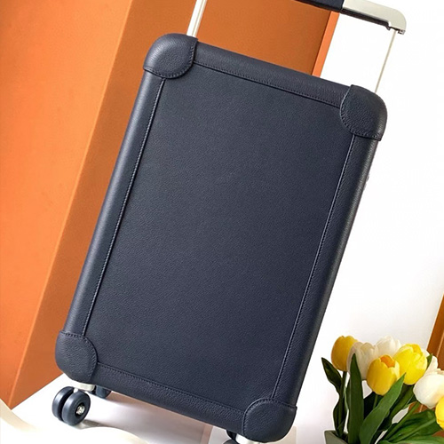 [홍콩명품.Hermes] 에르메스 25SS 로고 레더 20사이즈 캐리어 (네이비), CR148, B4, 명품레플리카, 캐리어, 여행가방 투어