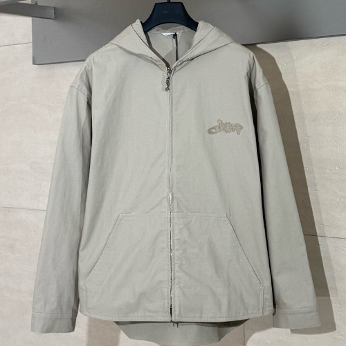[홍콩명품,Christian Dior] 디올 25SS 로고 자수 후드 바람막이 자켓 (2컬러), BM21833, KB, 레플리카의류,미러급사이트
