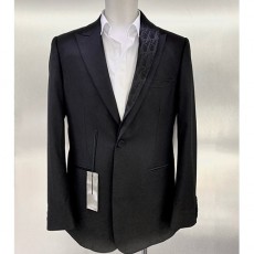 [홍콩명품,Christian Dior] 디올 25SS 로고 오블리크 정장 수트 자켓 (블랙), BM21850, KB, 레플리카의류,미러급사이트