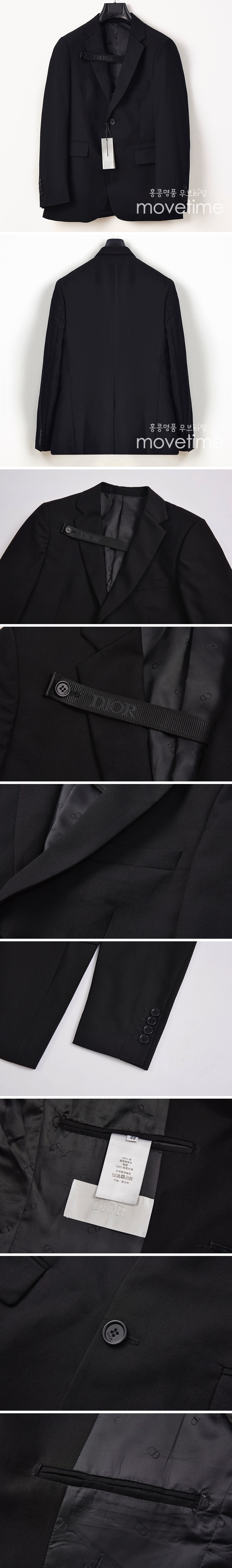 [홍콩명품,Christian Dior] 디올 25SS 로고 정장 수트 자켓 (블랙), BM21860, KB, 레플리카의류,미러급사이트