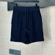 [홍콩명품.LOUIS VUITTON] 루이비통 25SS 로고 다미에 쇼츠 반바지 (네이비), BM21903, KB, 레플리카의류,미러급사이트