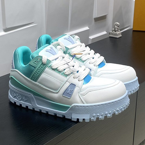 [홍콩명품.LOUIS VUITTON] 루이비통 25SS 로고 남여 트레이너 MAXI 스니커즈 운동화 (화이트), SE5438, S3, 명품스니커즈,운동화,구두,로퍼,하이탑,신발