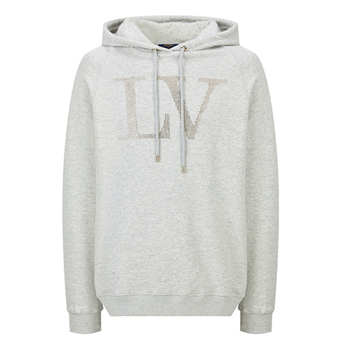 [홍콩명품.LOUIS VUITTON] 루이비통 25SS 로고 LV 후드 티셔츠 (그레이), BM22107, JL, 레플리카의류,미러급사이트