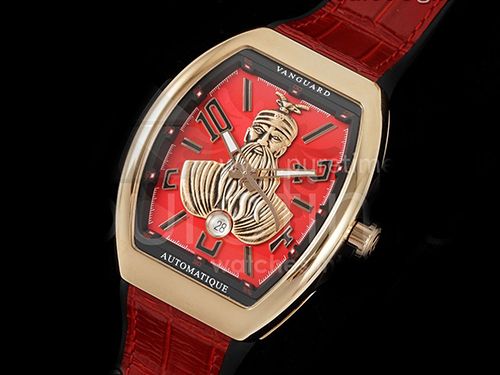 [홍콩명품시계.FRANCK MULLER] 프랑크뮬러 뱅가드 V45 로즈골드 스켄더뷰 다이얼