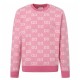 [홍콩명품.Gucci] 구찌 25SS 로고 GG수프림 캐시미어 니트 스웨터 (핑크), BM22248, S1F, 레플리카의류,미러급사이트