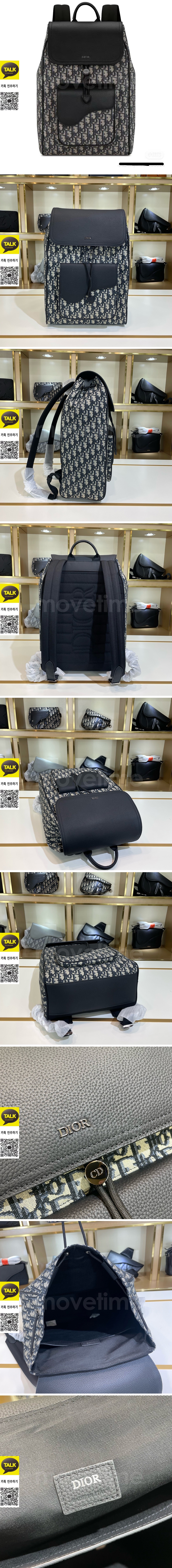 [홍콩명품,Christian Dior] 디올 25SS 로고 오블리크 백팩 (블랙-베이지), BGM5139, 홍콩명품가방,명품쇼핑몰,크로스백,핸드백,구매대행