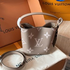[홍콩명품.LOUIS VUITTON] 루이비통 25SS 로고 모노그램 올인 BB 버킷백 숄더백 M12925 (그레이), BGM5155, 홍콩명품가방,명품쇼핑몰,크로스백,핸드백,구매대행