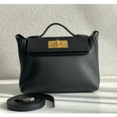 [홍콩명품.Hermes] 에르메스 25SS 로고 Mini 24 Kelly Touch 핸드백 (블랙-금장), BGM5200, 홍콩명품가방,명품쇼핑몰,크로스백,핸드백,구매대행