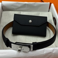 [홍콩명품.Hermes] 에르메스 25SS 로고 레더 가죽 벨트 지갑 (블랙), BGM5224, 명품지갑,무브타임쇼핑몰,홍콩명품,사이트,명품쇼핑몰