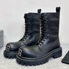 [홍콩명품.BALENCIAGA] 발렌시아가 25SS 로고 여성 레더 가죽 4.5cm 부츠 (블랙), SE5515, S4W, 명품스니커즈,운동화,구두,로퍼,하이탑,신발