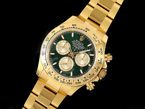 [홍콩명품시계.ROLEX] 로렉스 롤렉스 데이토나 126508 옐로우골드 그린/옐로우골드 다이얼