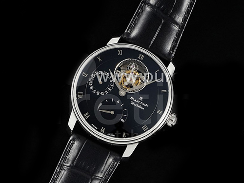 [홍콩명품시계. BLANCPAIN] 블랑팡 빌레레 파워리저브 투어빌론 블랙 다이얼