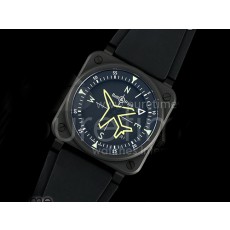[홍콩명품시계. Bell&Ross] 벨앤로스 BR03-92 자이로컴퍼스 블랙 세라믹 나침판 다이얼