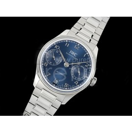 [홍콩명품시계.IWC] 아이더블유씨 포르투기스 오토매틱 42mm 블루 다이얼