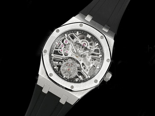 [홍콩명품시계.AUDEMARS PIGUET] 오데마피게 로얄오크 스테인레스 스틸 26735 투어빌론 스켈레톤 다이얼