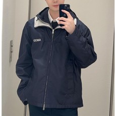 [홍콩명품.Gucci] 구찌 25SS 로고 후드 바람막이 자켓 (네이비), BM22581, TOP, 레플리카의류,미러급사이트