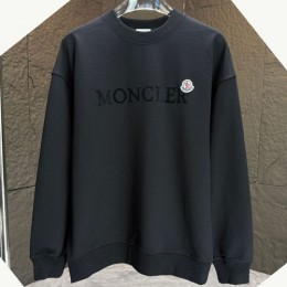 [홍콩명품.MONCLER] 몽클레어 25SS 로고 프린트 맨투맨 티셔츠 (블랙), BM22645, KSM, 레플리카의류,미러급사이트