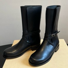 [홍콩명품,THE ROW] 더로우 25SS 로고 여성 레더 가죽 구두 부츠 (블랙), SE5529, GHS, 명품스니커즈,운동화,구두,로퍼,하이탑,신발