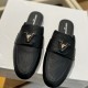 [홍콩명품.LOUIS VUITTON] 루이비통 25SS 로고 여성 레더 가죽 뮬 슬리퍼 (블랙), SE5541, GHS, 명품스니커즈,운동화,구두,로퍼,하이탑,신발