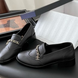 [홍콩명품.CHANEL] 샤넬 25SS 로고 여성 레더 가죽 로퍼 구두 (2컬러), SE5571, GHS, 명품스니커즈,운동화,구두,로퍼,하이탑,신발