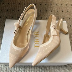 [홍콩명품,Christian Dior] 디올 25SS 로고 여성 레이스 힐 샌들 구두 (베이지), SE5591, GHS, 명품스니커즈,운동화,구두,로퍼,하이탑,신발