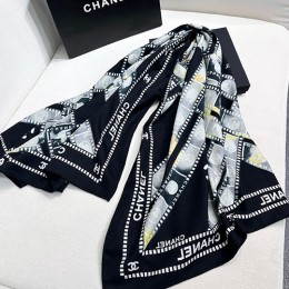 [홍콩명품.CHANEL] 샤넬 25SS 로고 패턴 135-135 실크 캐시미어 스카프 머플러 (2컬러), ET3154, 홍콩명품의류,구매대행,온라인명품