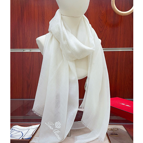 [홍콩명품.Loro Piana] 로로피아나 25SS 로고 패턴 200-70 실크 캐시미어 스카프 머플러 (3컬러), ET3155, 홍콩명품의류,구매대행,온라인명품