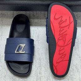 [가격문의][홍콩명품.Christian Louboutin] 크리스챤루부탱 25SS 로고 레더 가죽 샌들 슬리퍼 (3컬러), SE5694, S3, 명품스니커즈,운동화,구두,로퍼,하이탑,신발