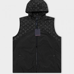 [가격문의][홍콩명품.LOUIS VUITTON] 루이비통 25SS 로고 모노그램 후드 조끼 베스트 (2컬러), BM22737, G5, 레플리카의류,미러급사이트