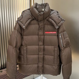 [가격문의][홍콩명품,PRADA] 프라다 25SS 로고 후드 다운 패딩 자켓 (3컬러), BM22746, HH, 레플리카의류,미러급사이트