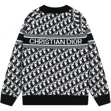 [홍콩명품,Christian Dior] 디올 25SS 로고 오블리크 니트 스웨터 (블랙), BM22767, S1F, 레플리카의류,미러급사이트
