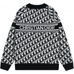 [가격문의][홍콩명품,Christian Dior] 디올 25SS 로고 오블리크 캐시미어 니트 스웨터 (블랙), BM22767, S1F, 레플리카의류,미러급사이트