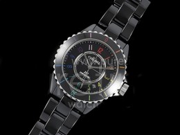 [홍콩명품.CHANEL] 샤넬 J13 38mm 블랙 세라믹 베젤 블랙 다이얼