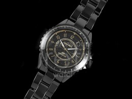 [홍콩명품.CHANEL] 샤넬 J13 38mm 블랙 세라믹 베젤 블랙 다이얼