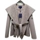 [홍콩명품.LOUIS VUITTON] 루이비통 25SS 로고 여성 모노그램 캐시미어 쇼트 코트 자켓 (그레이), BM22864, TOM, 레플리카의류,미러급사이트