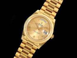 [홍콩명품시계.ROLEX] 로렉스 롤렉스 데이데이트 40mm 옐로우골드 다이얼