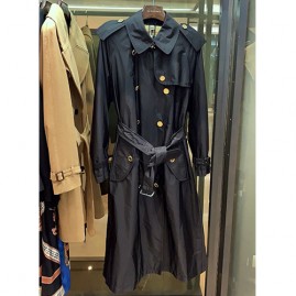 [가격문의][홍콩명품.Burberry] 버버리 25SS 로고 여성 트렌치 코트 자켓 (블랙), BM23115, KSM, 레플리카의류,미러급사이트